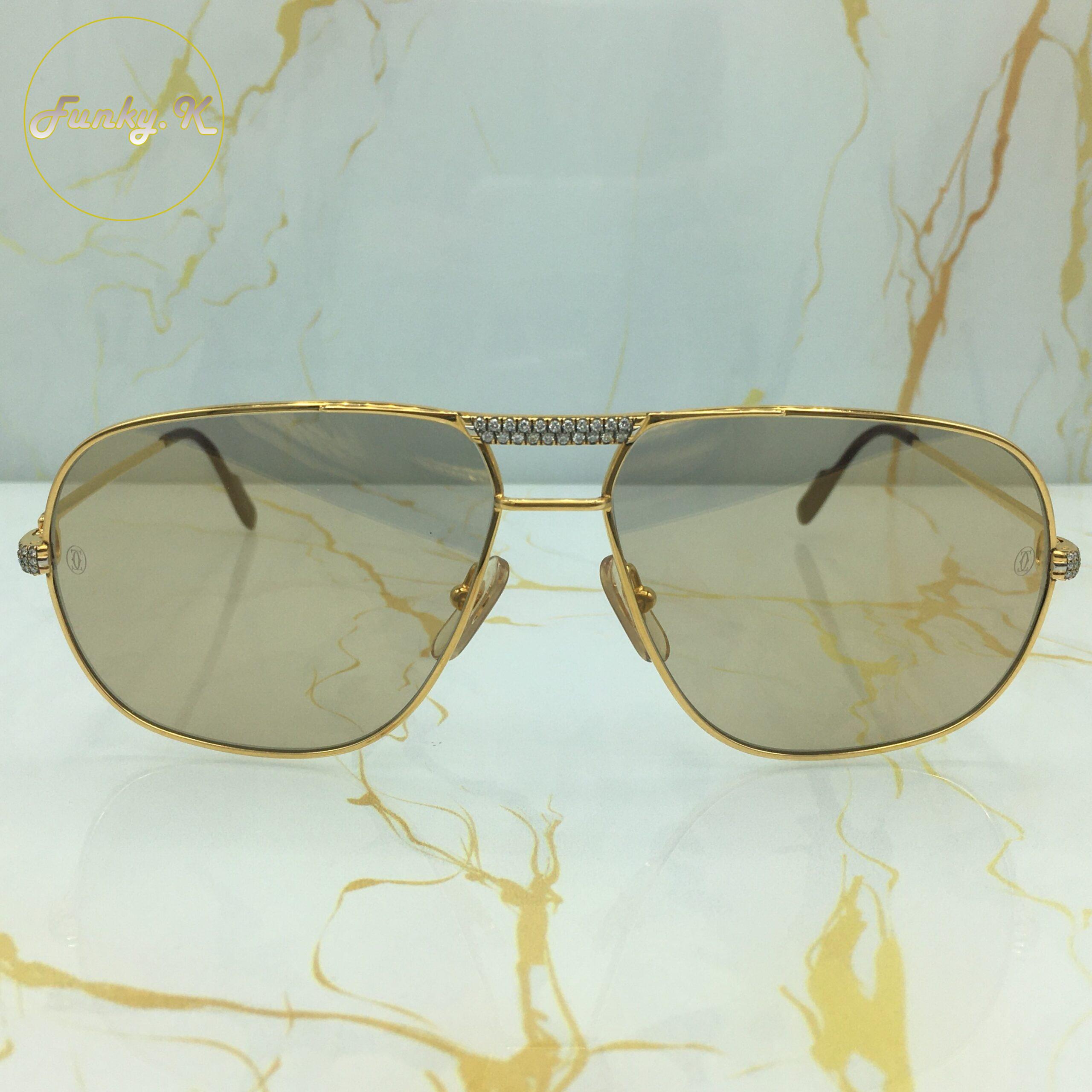 Cartier Tank Gold Custom Diamonds – Image 2