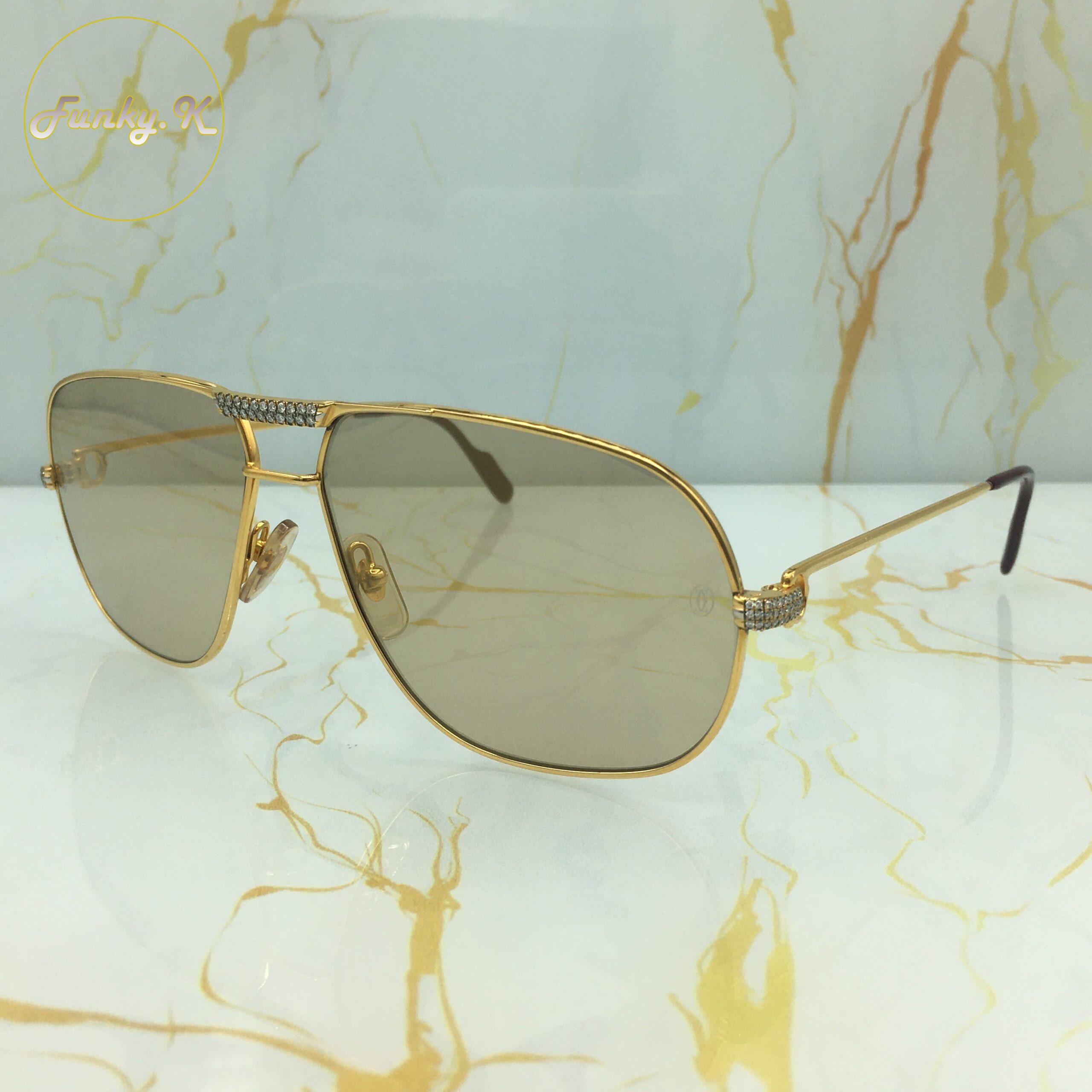 Cartier Tank Gold Custom Diamonds