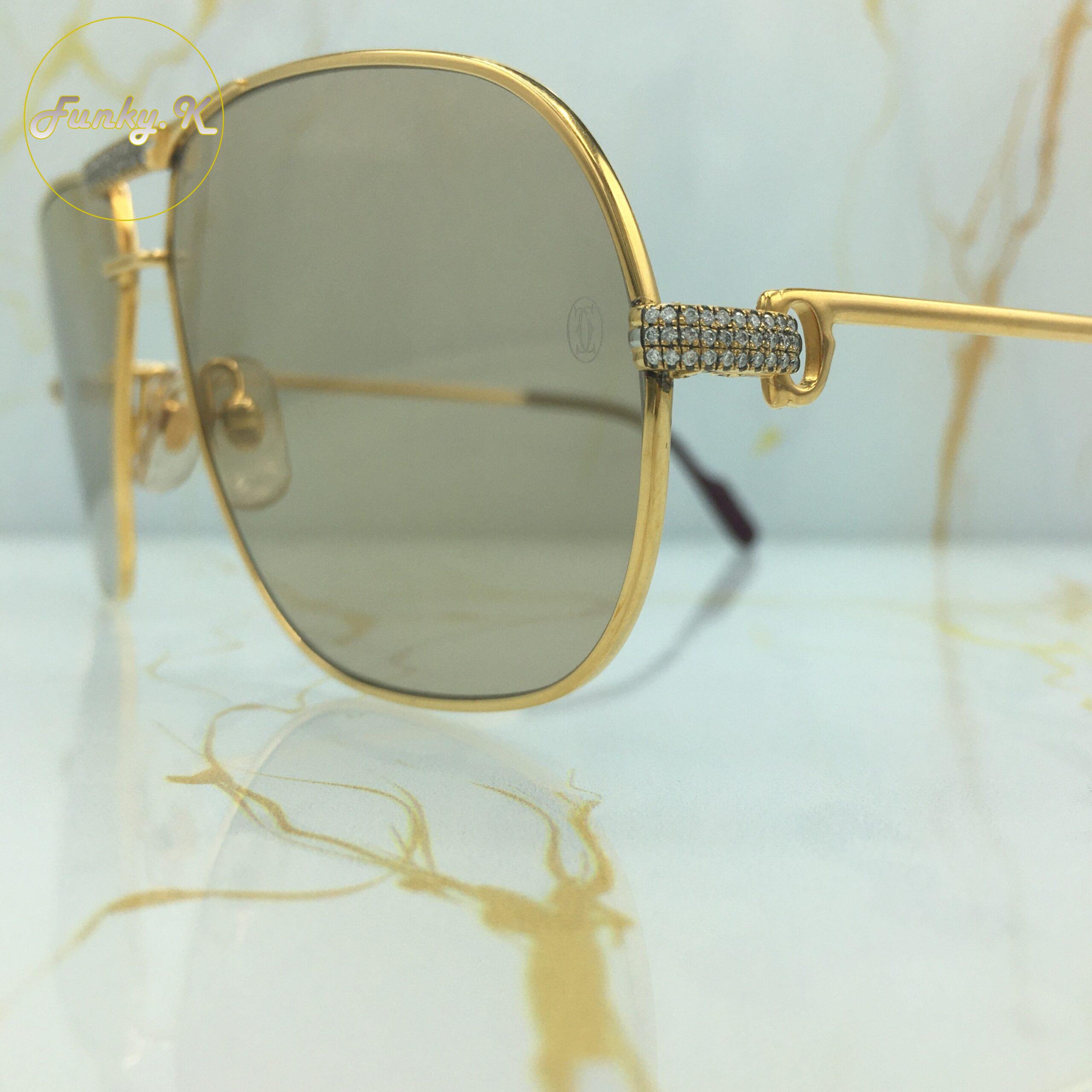 Cartier Tank Gold Custom Diamonds – Image 4