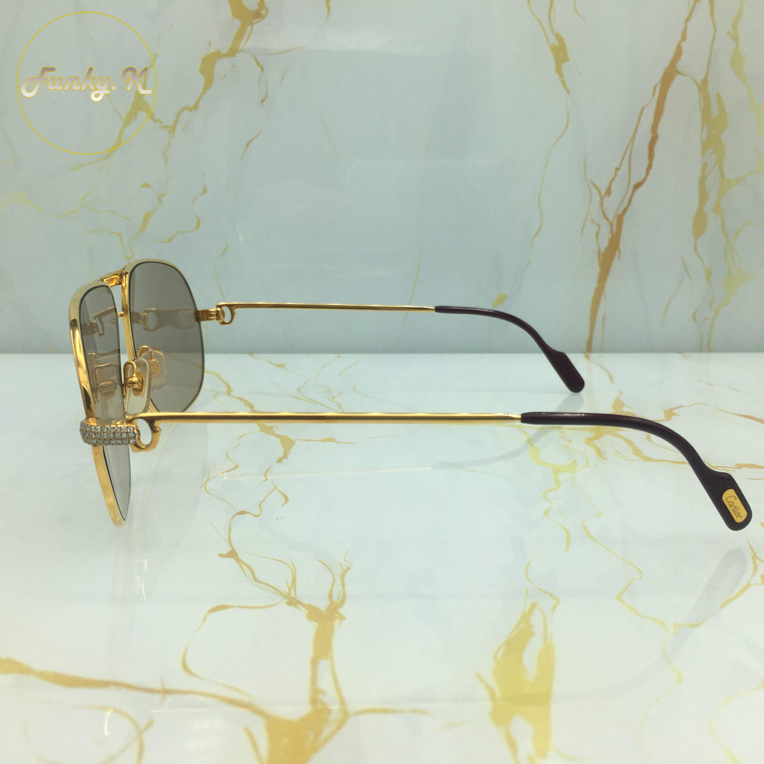 Cartier Tank Gold Custom Diamonds – Image 7