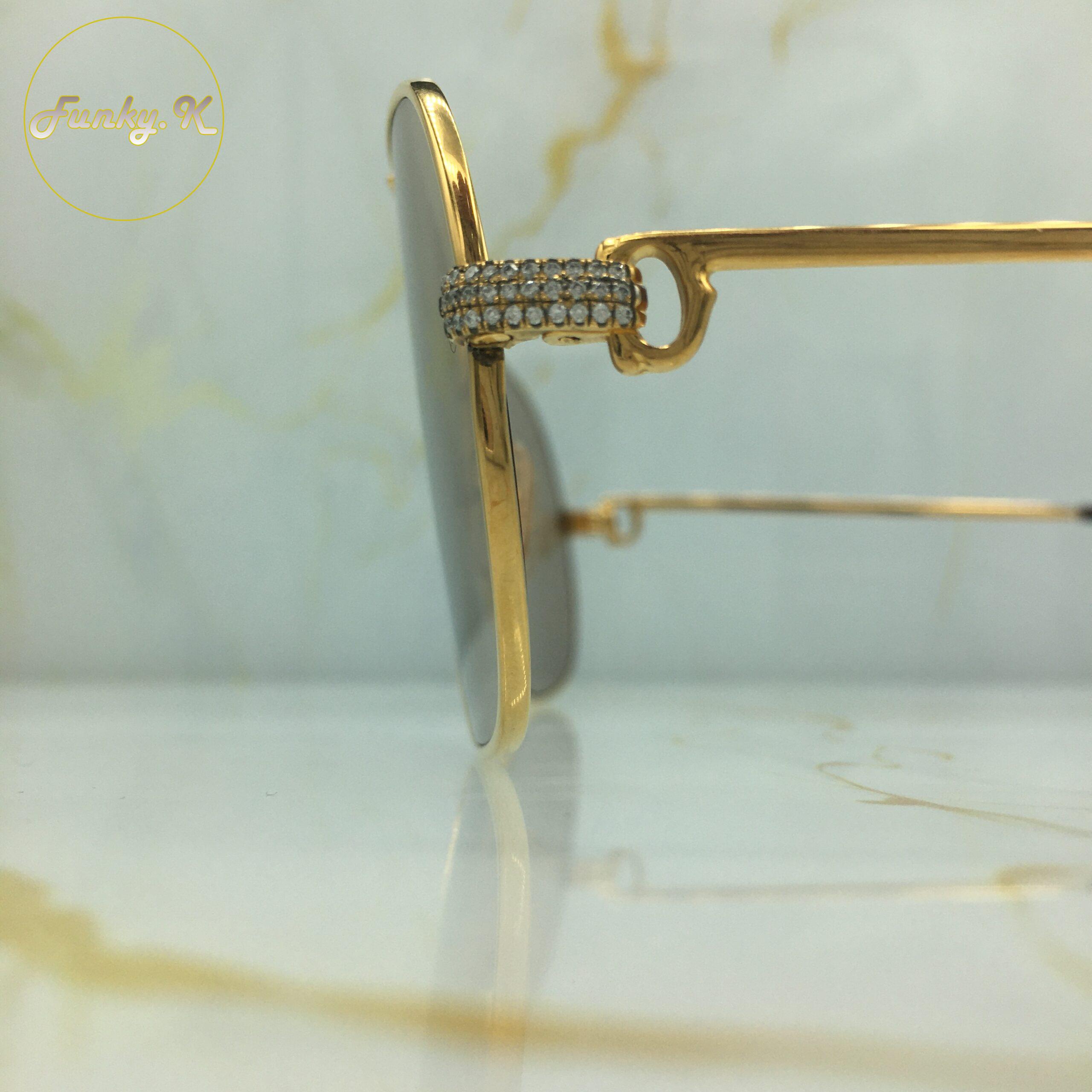 Cartier Tank Gold Custom Diamonds – Image 6