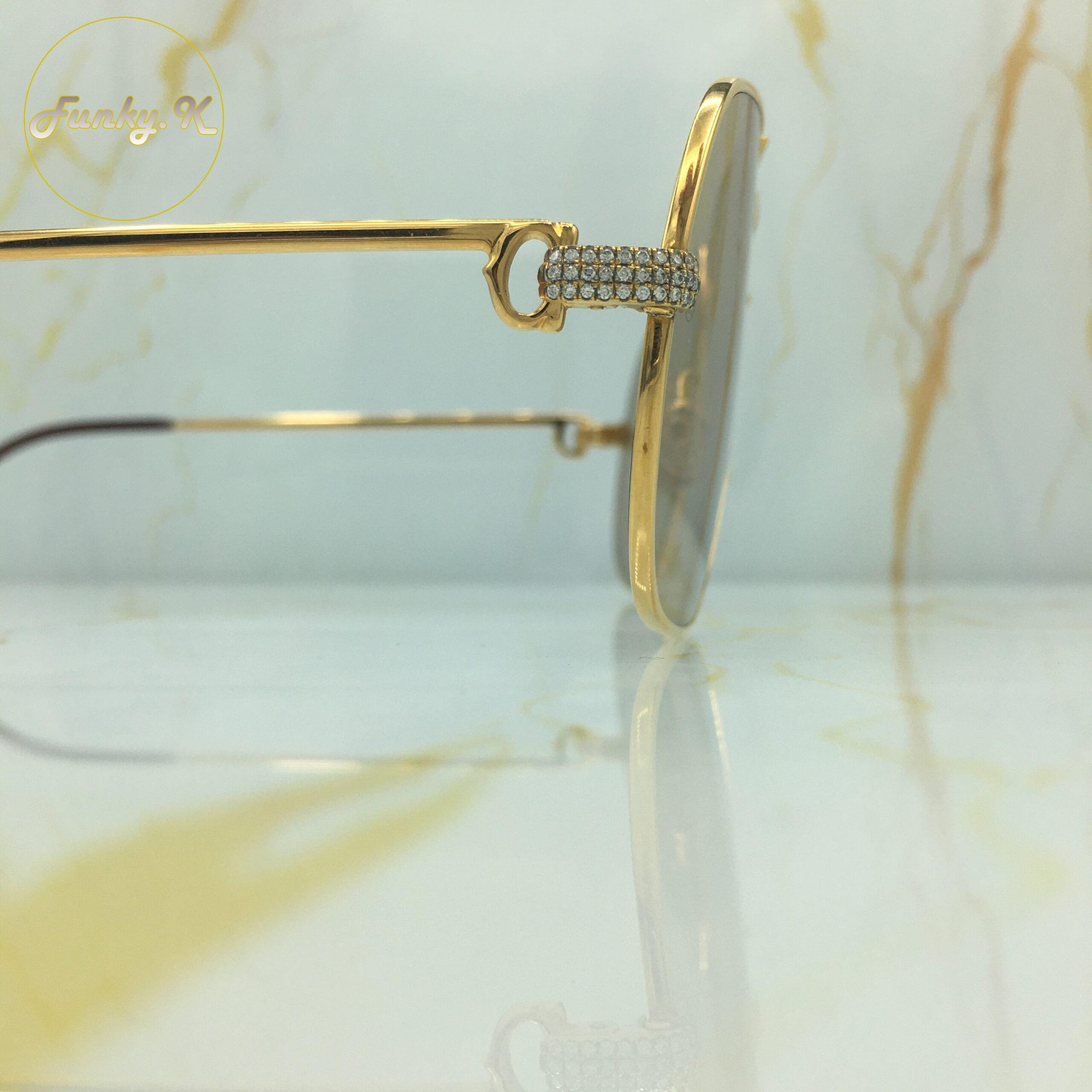 Cartier Tank Gold Custom Diamonds – Image 12