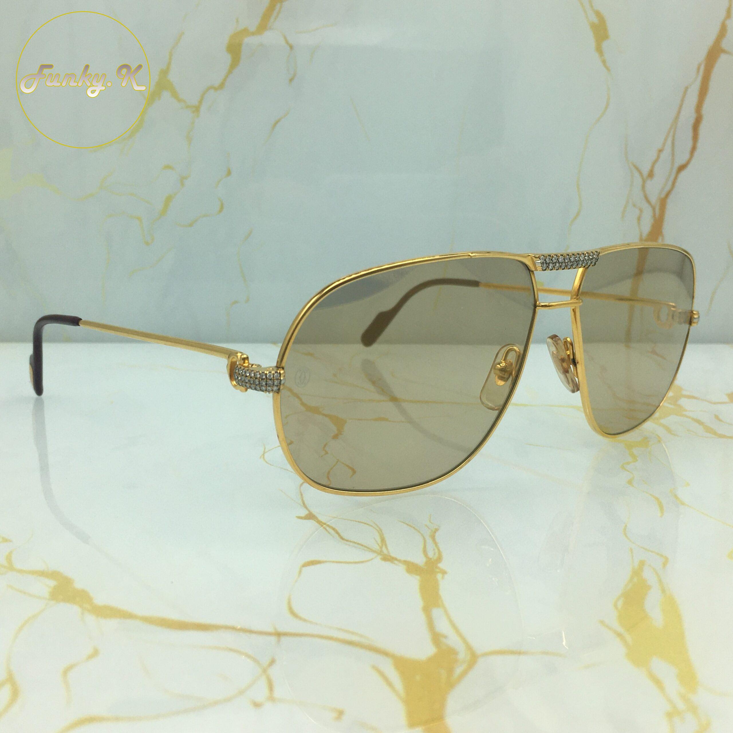 Cartier Tank Gold Custom Diamonds – Image 10