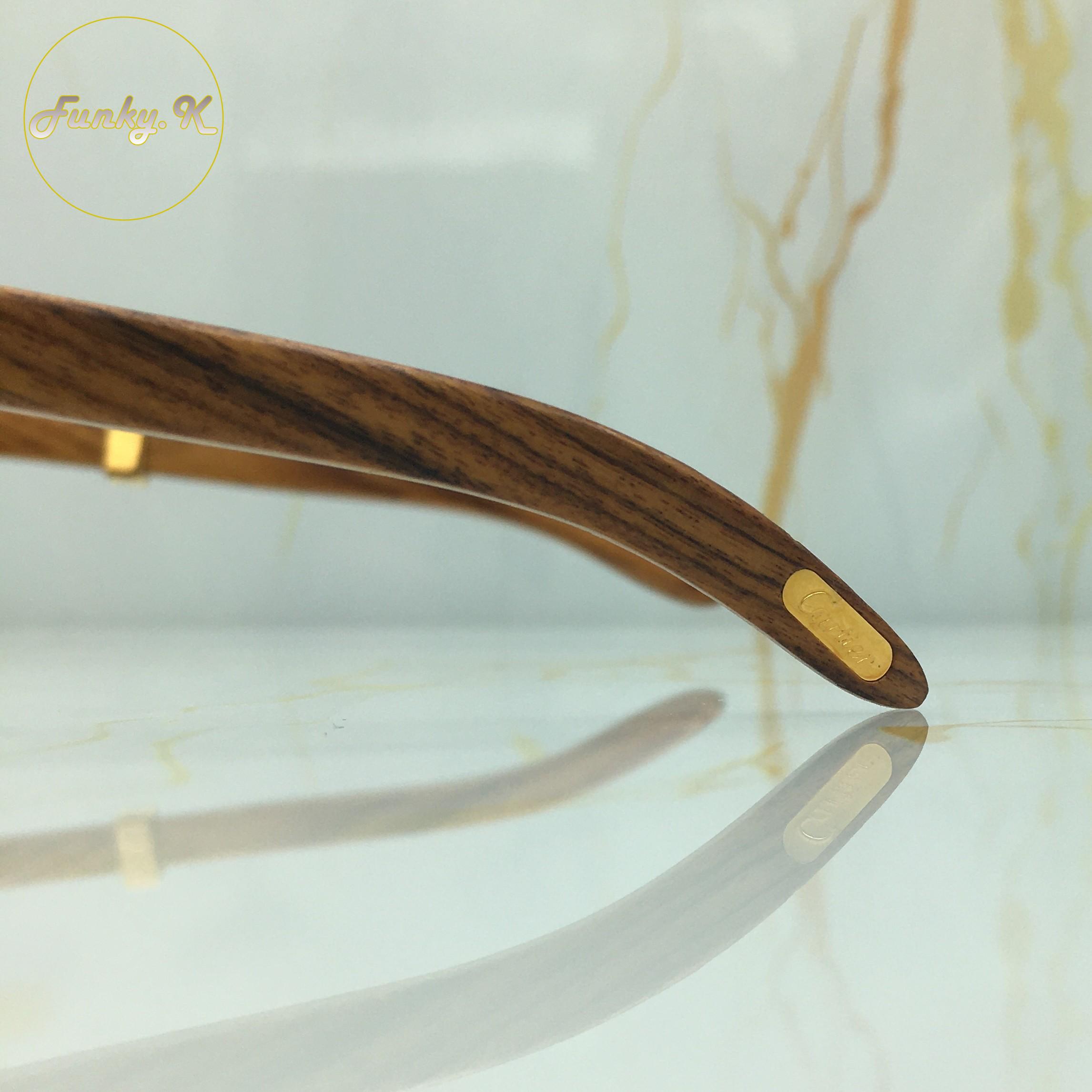 Cartier Bagatelle 1990 Large (Palisander Wood) – Image 7