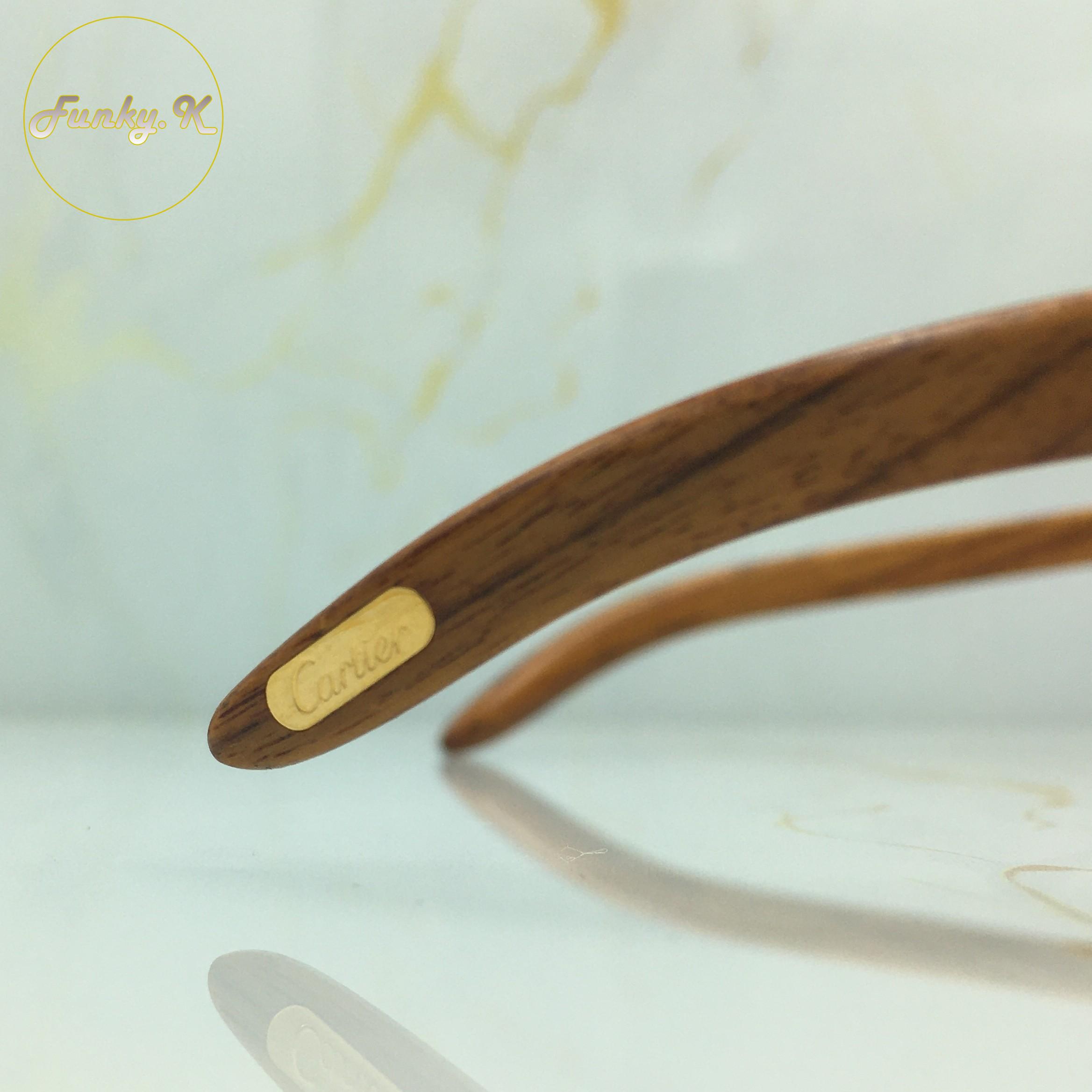 Cartier Bagatelle 1990 Large (Palisander Wood) – Image 17