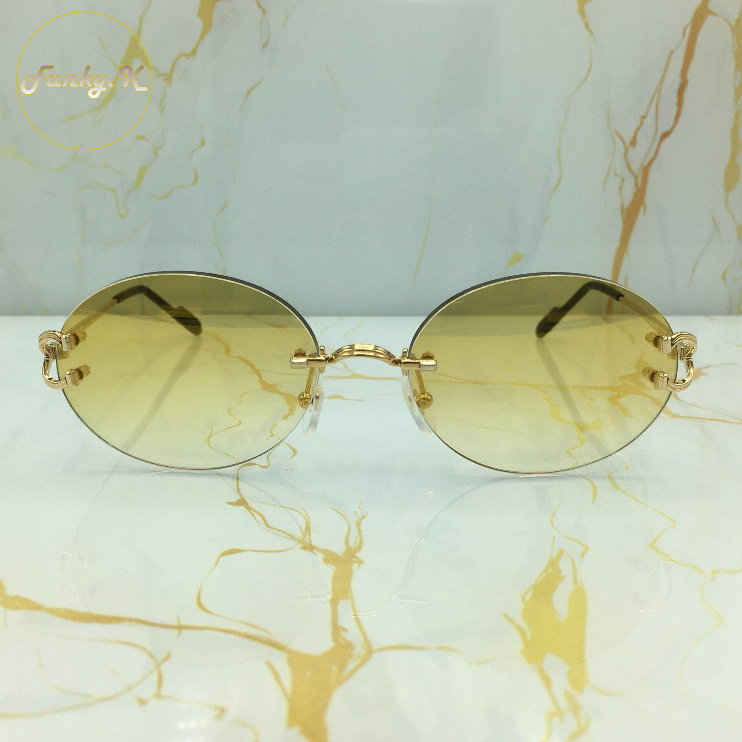 Cartier Rimless Gold C Décor Godrons (2025) – Image 2