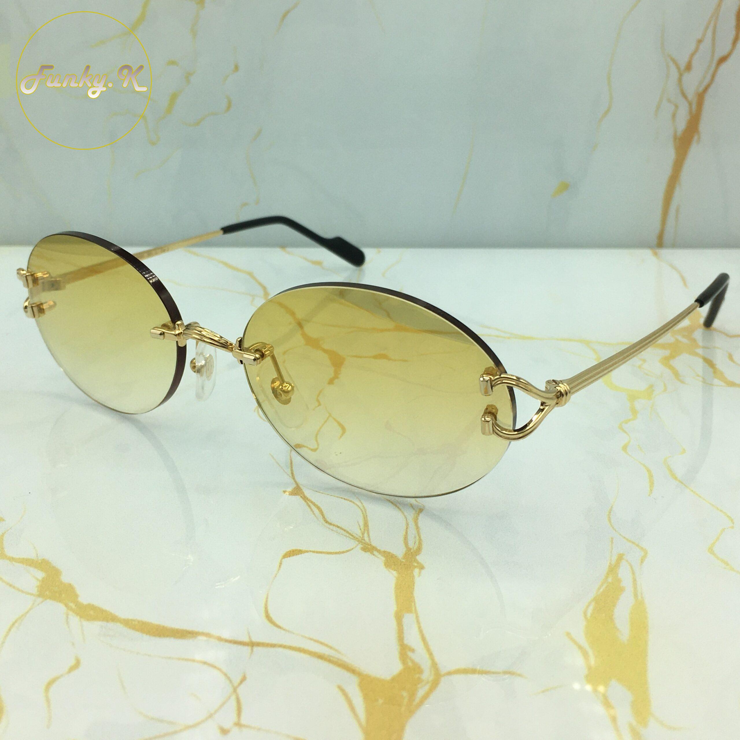 Cartier Rimless Gold C Décor Godrons (2025)