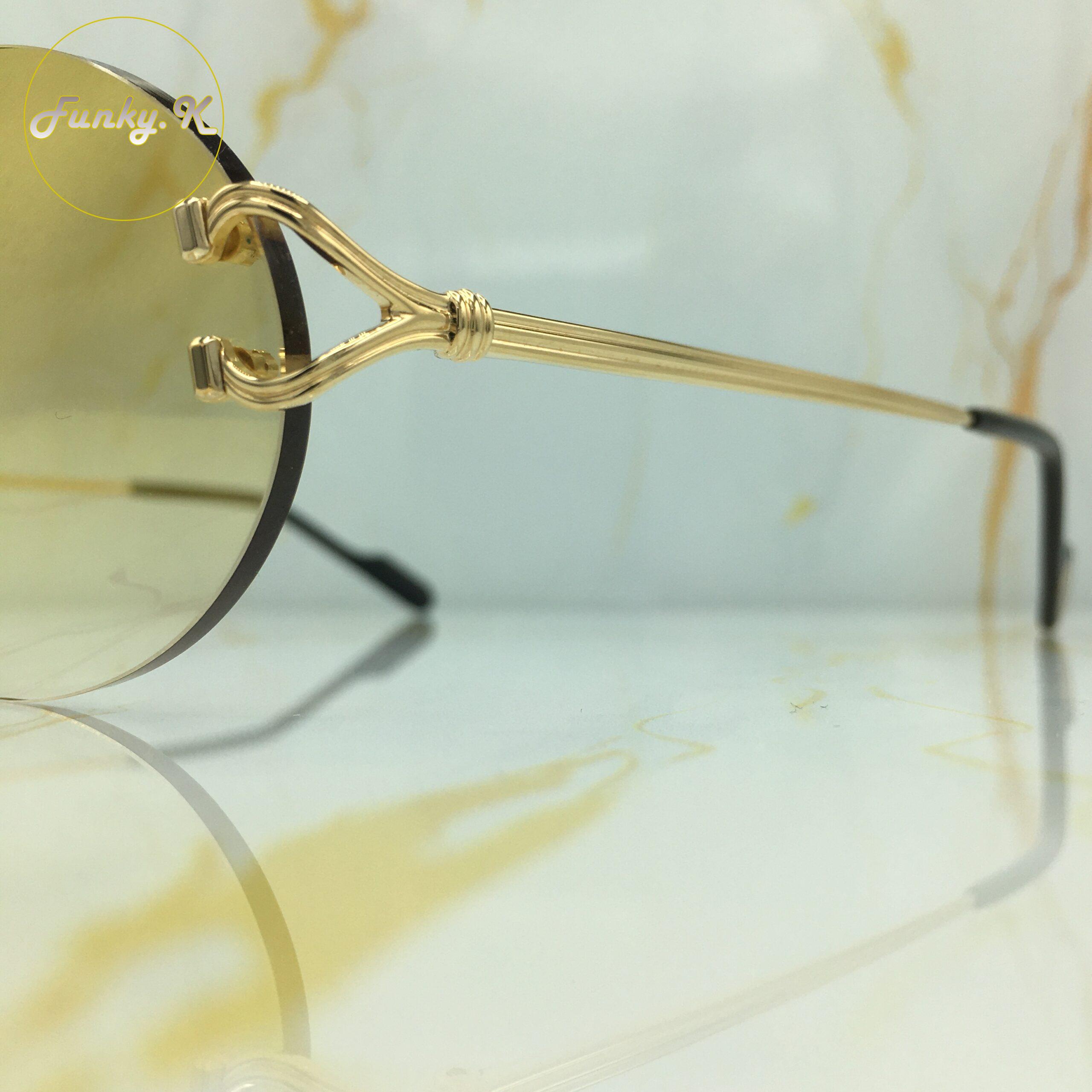 Cartier Rimless Gold C Décor Godrons (2025) – Image 4