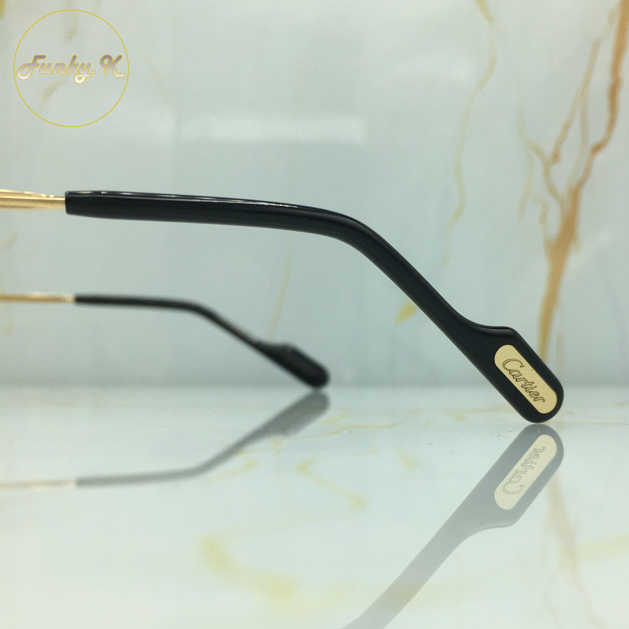 Cartier Rimless Gold C Décor Godrons (2025) – Image 7