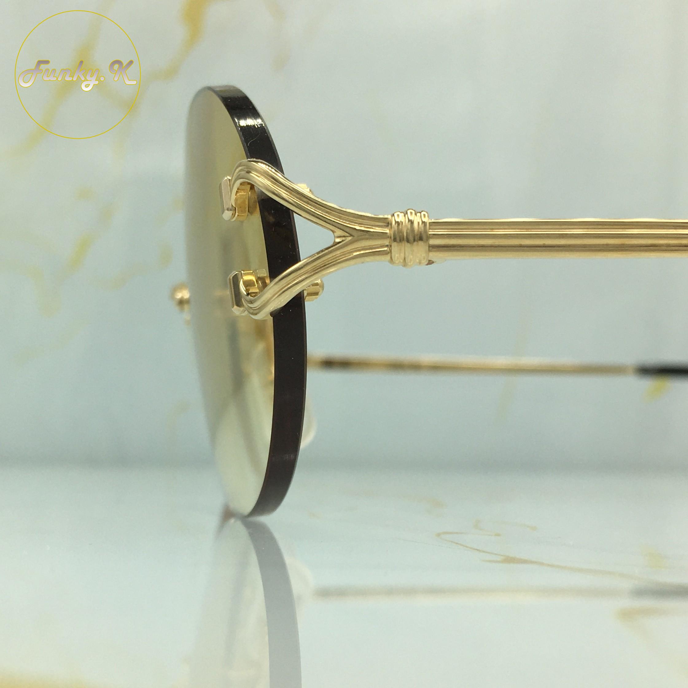 Cartier Rimless Gold C Décor Godrons (2025) – Image 6