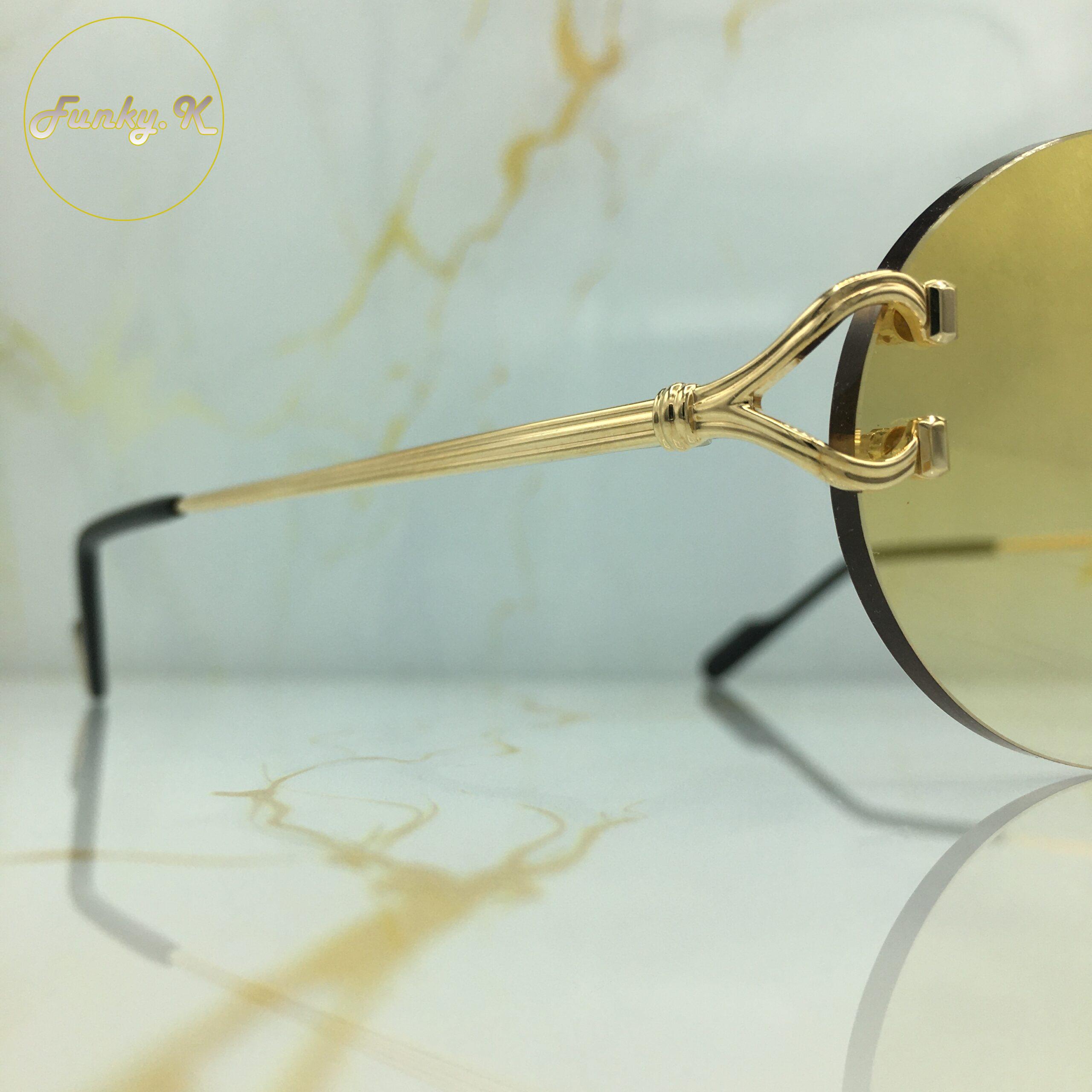 Cartier Rimless Gold C Décor Godrons (2025) – Image 12
