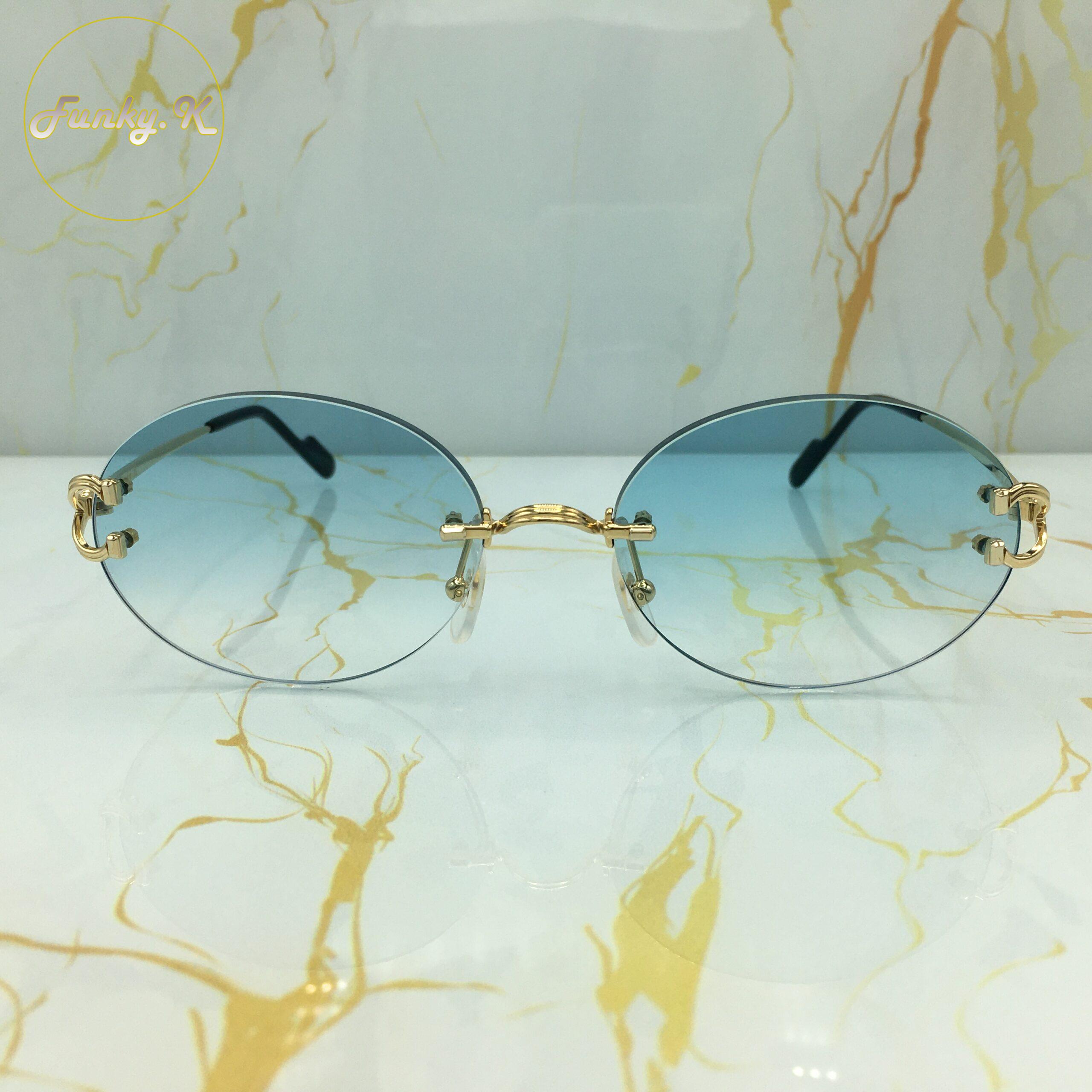 Cartier Rimless Gold C Décor Godrons (2025) – Image 2