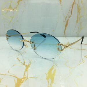 Cartier Rimless Gold C Décor Godrons (2025)
