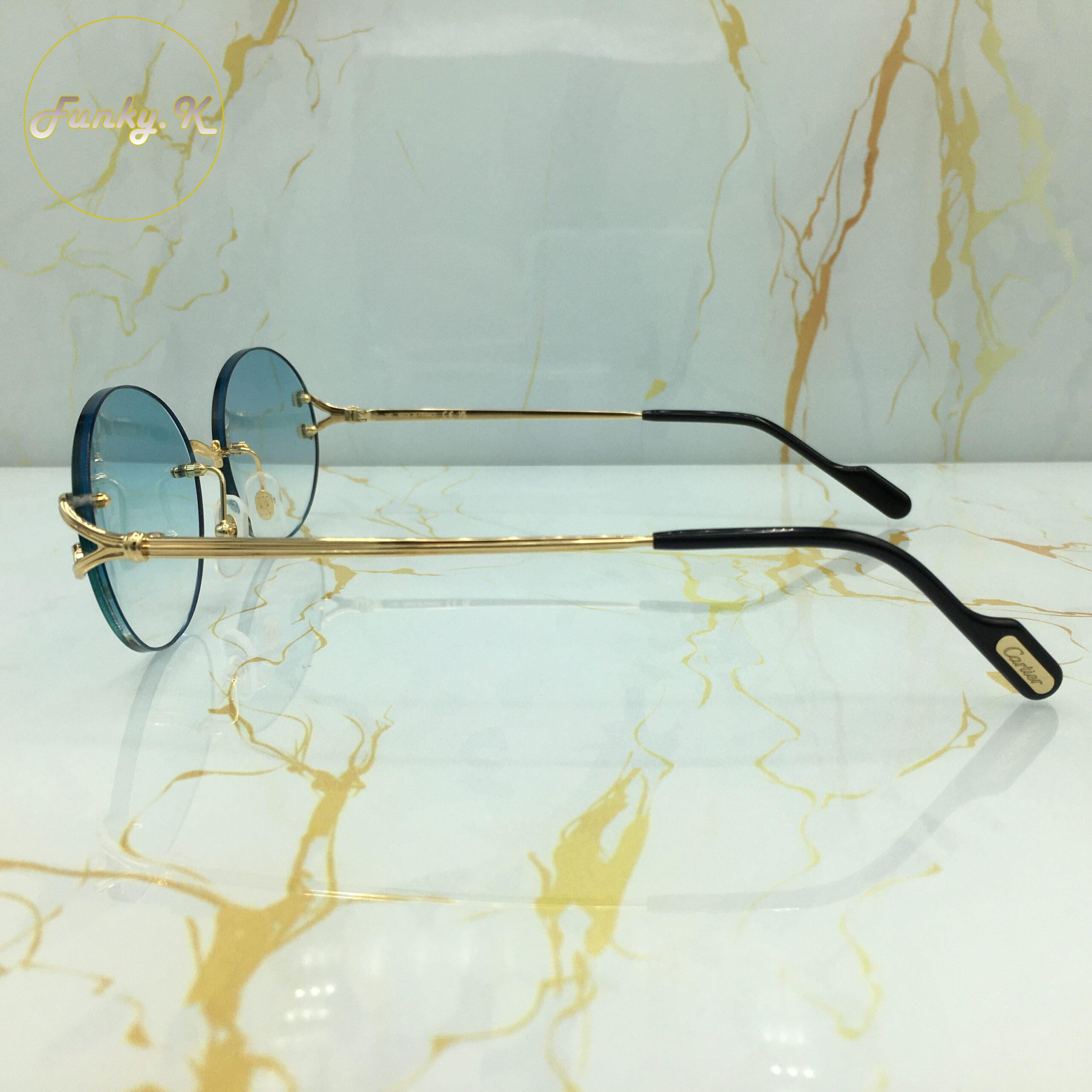 Cartier Rimless Gold C Décor Godrons (2025) – Image 4