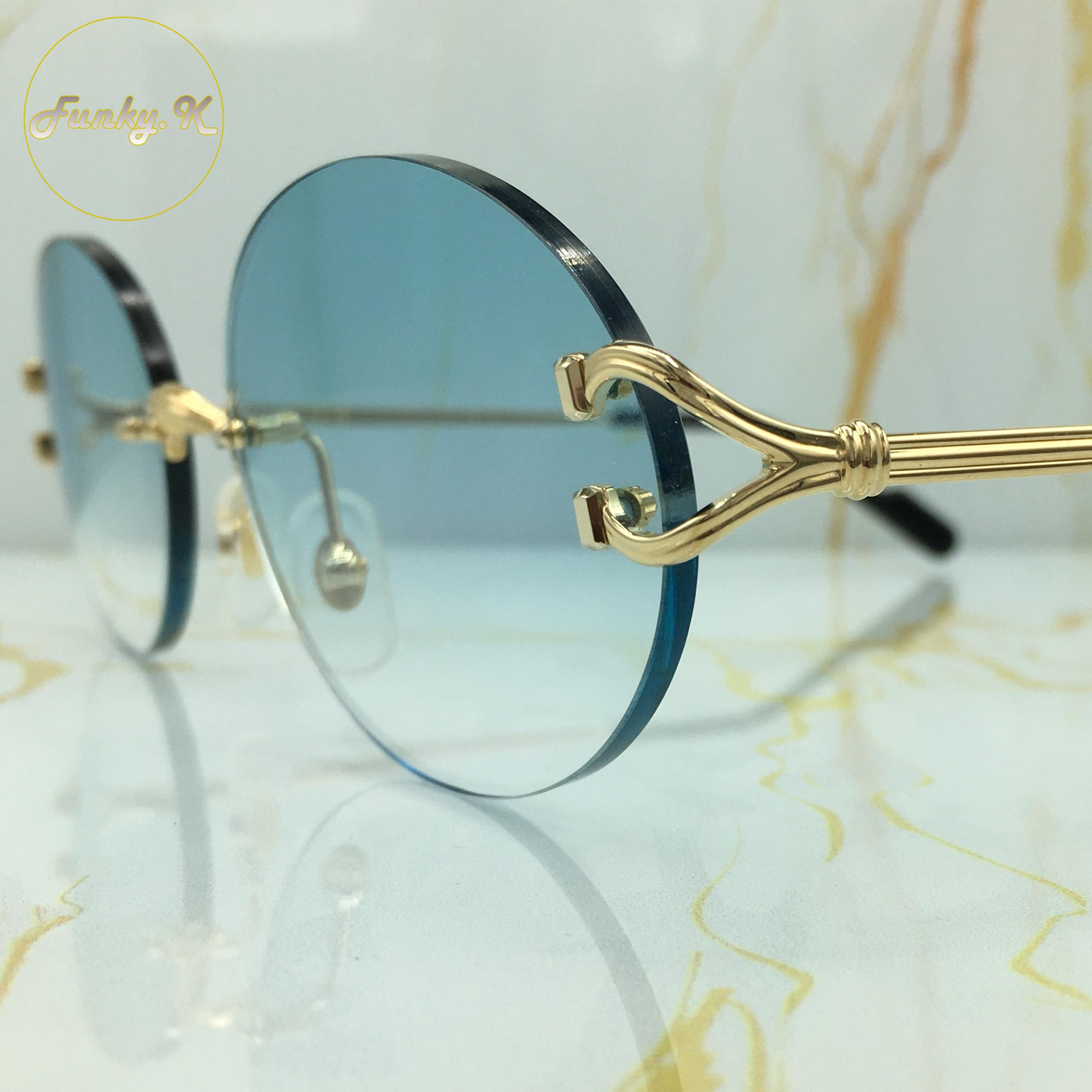 Cartier Rimless Gold C Décor Godrons (2025) – Image 3