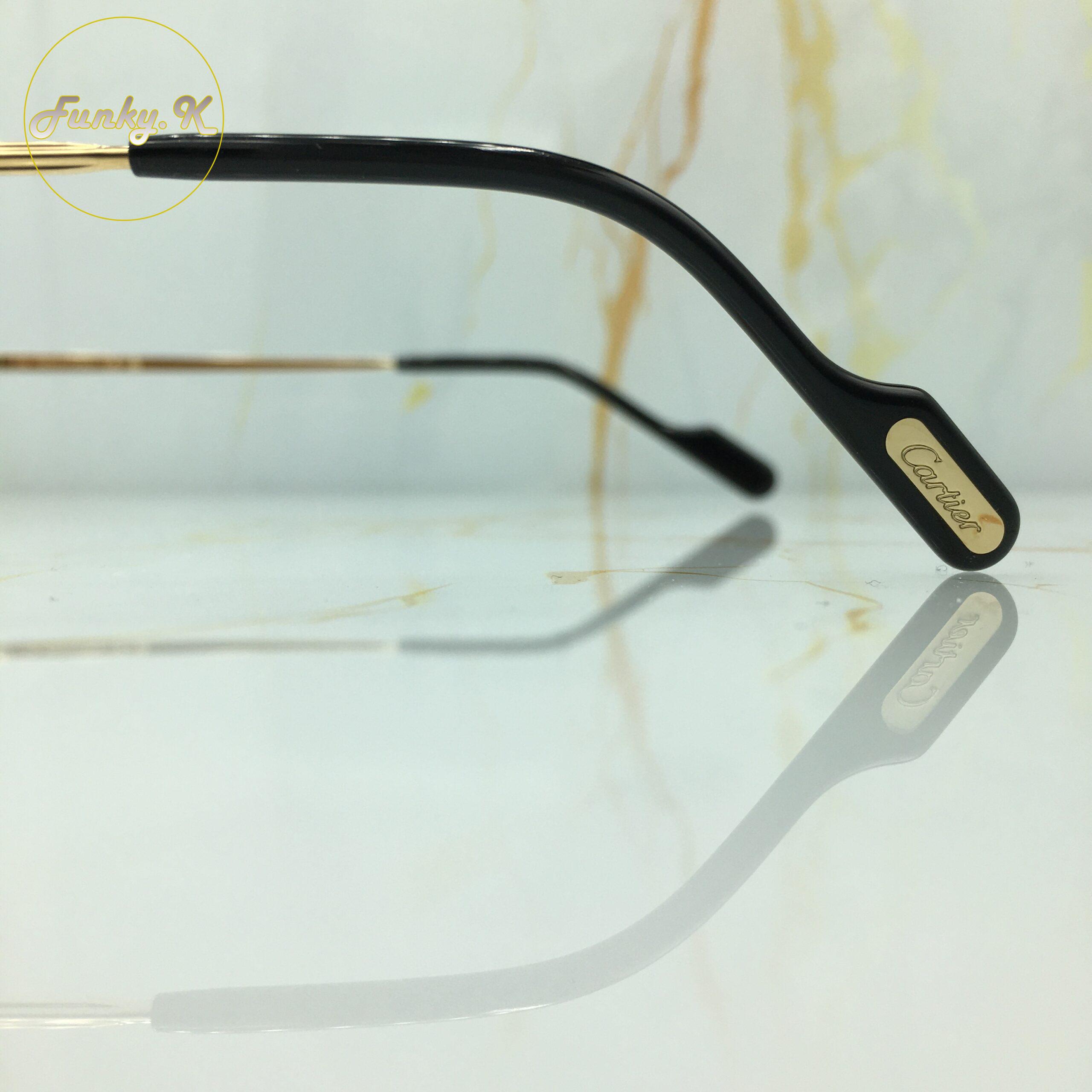 Cartier Rimless Gold C Décor Godrons (2025) – Image 5