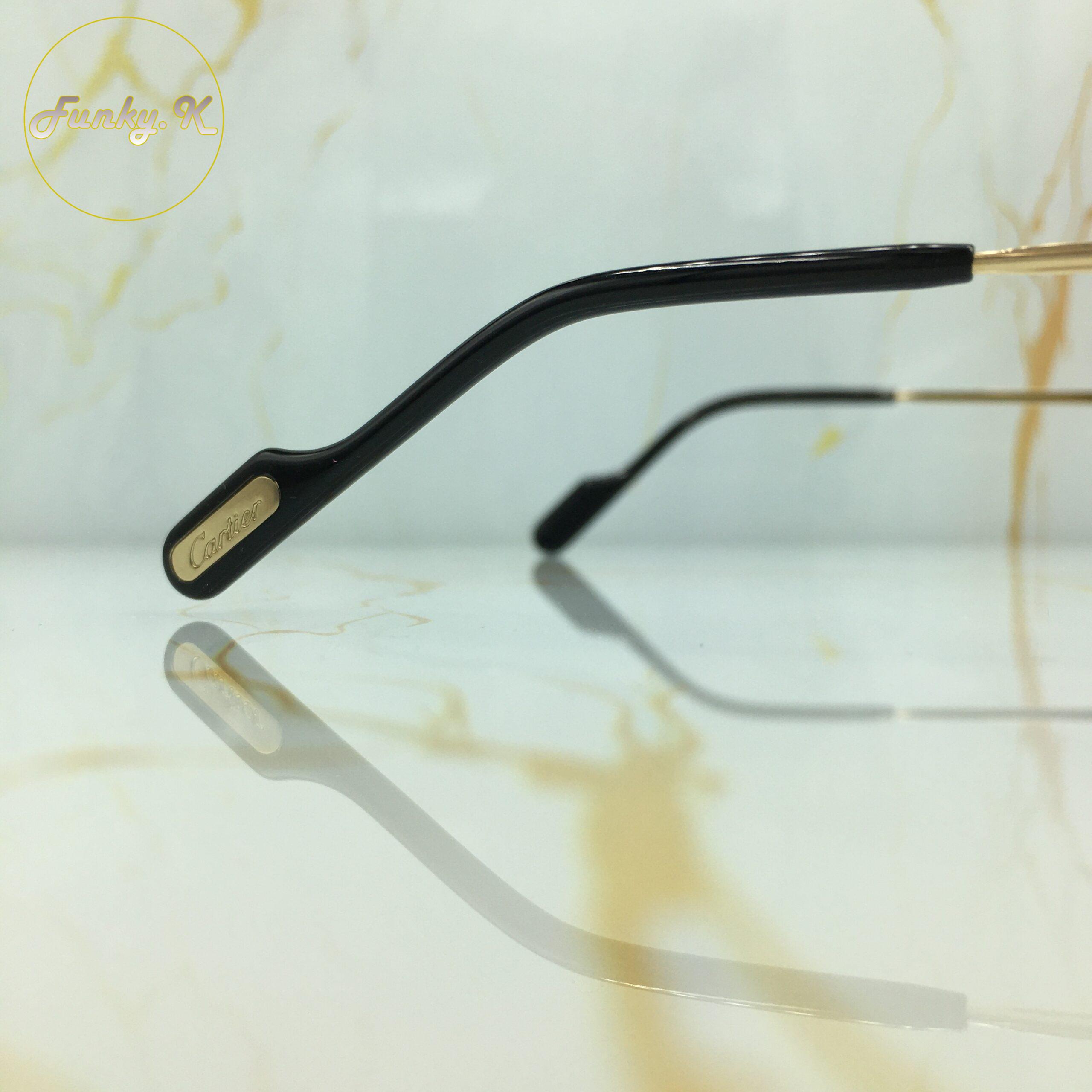 Cartier Rimless Gold C Décor Godrons (2025) – Image 10