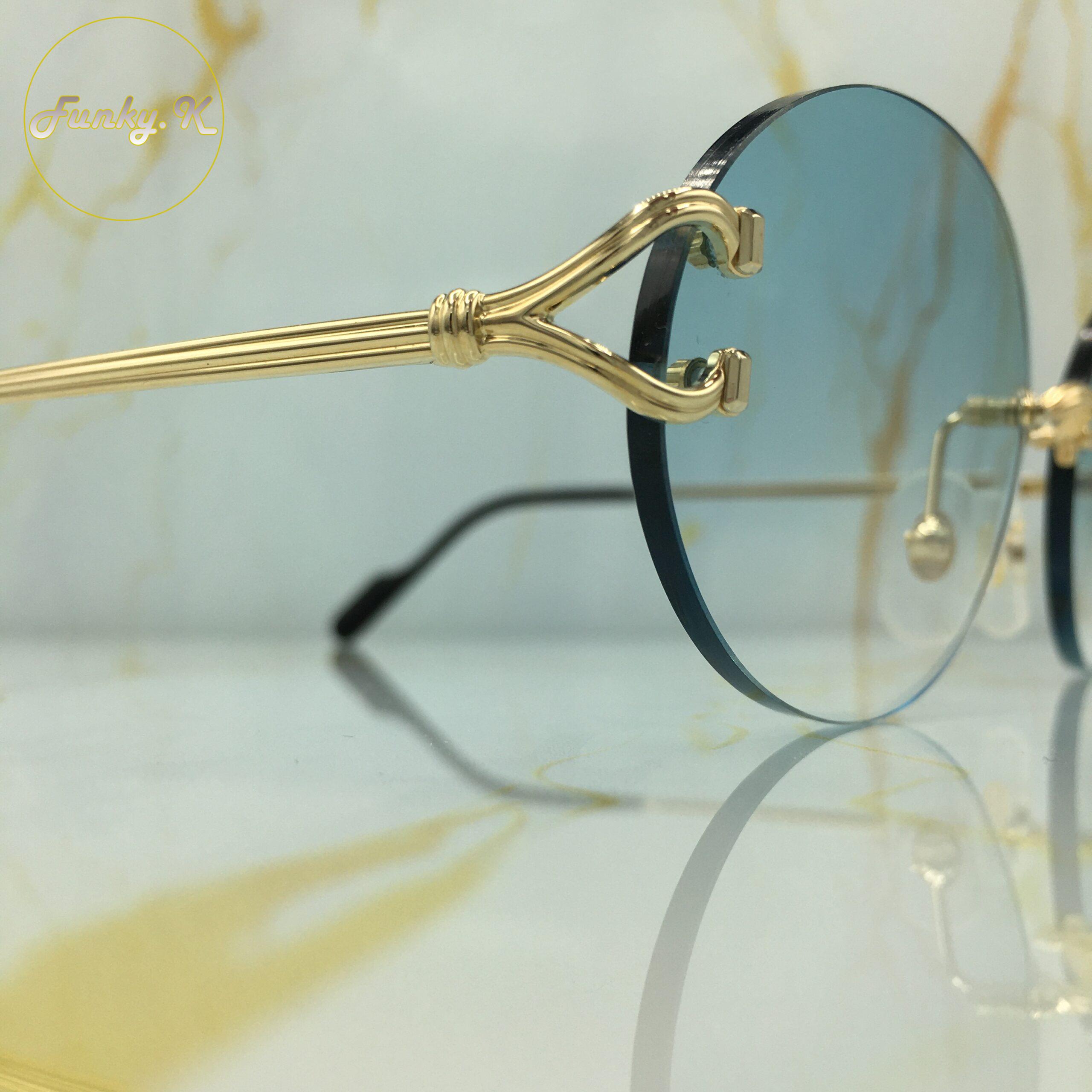 Cartier Rimless Gold C Décor Godrons (2025) – Image 8