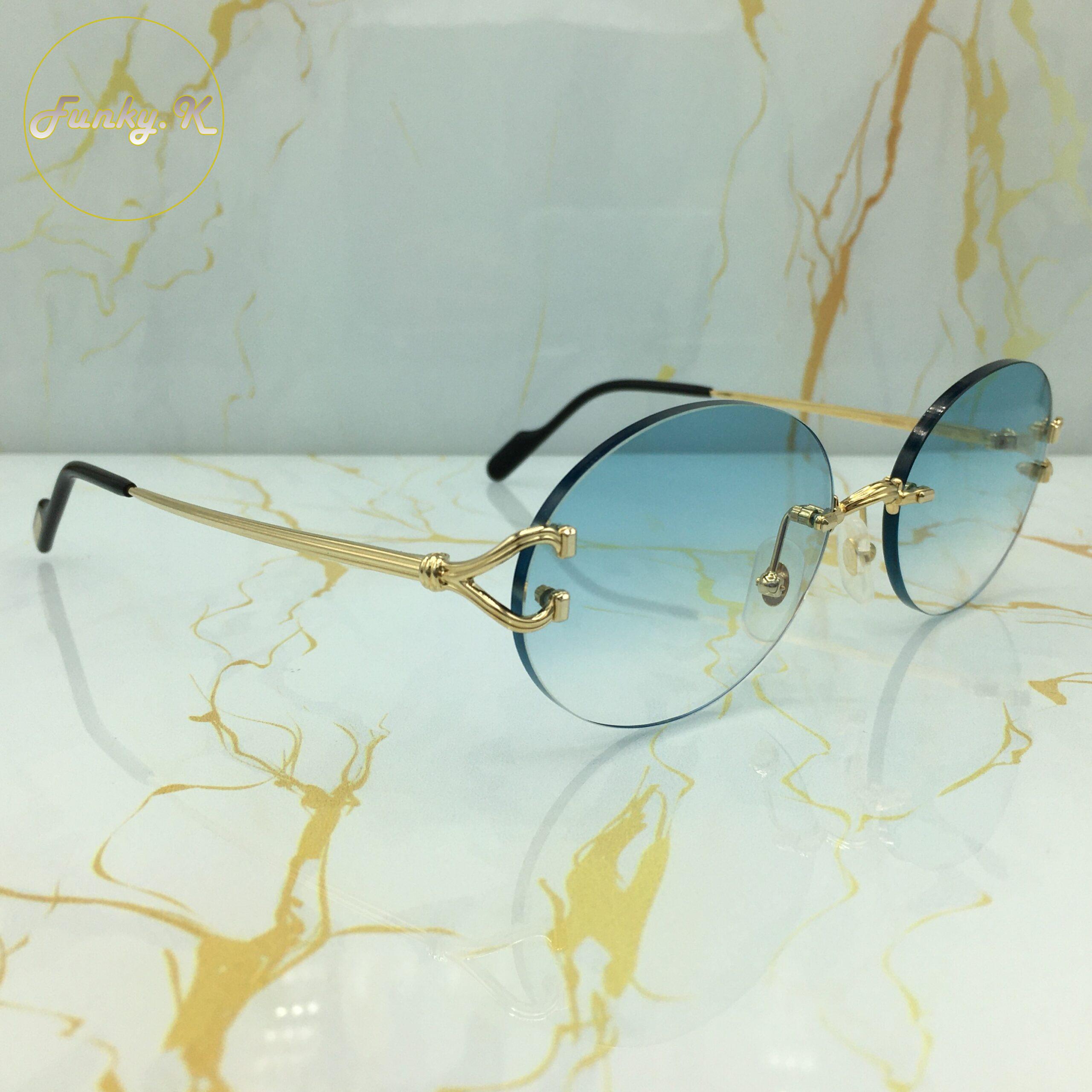 Cartier Rimless Gold C Décor Godrons (2025) – Image 7