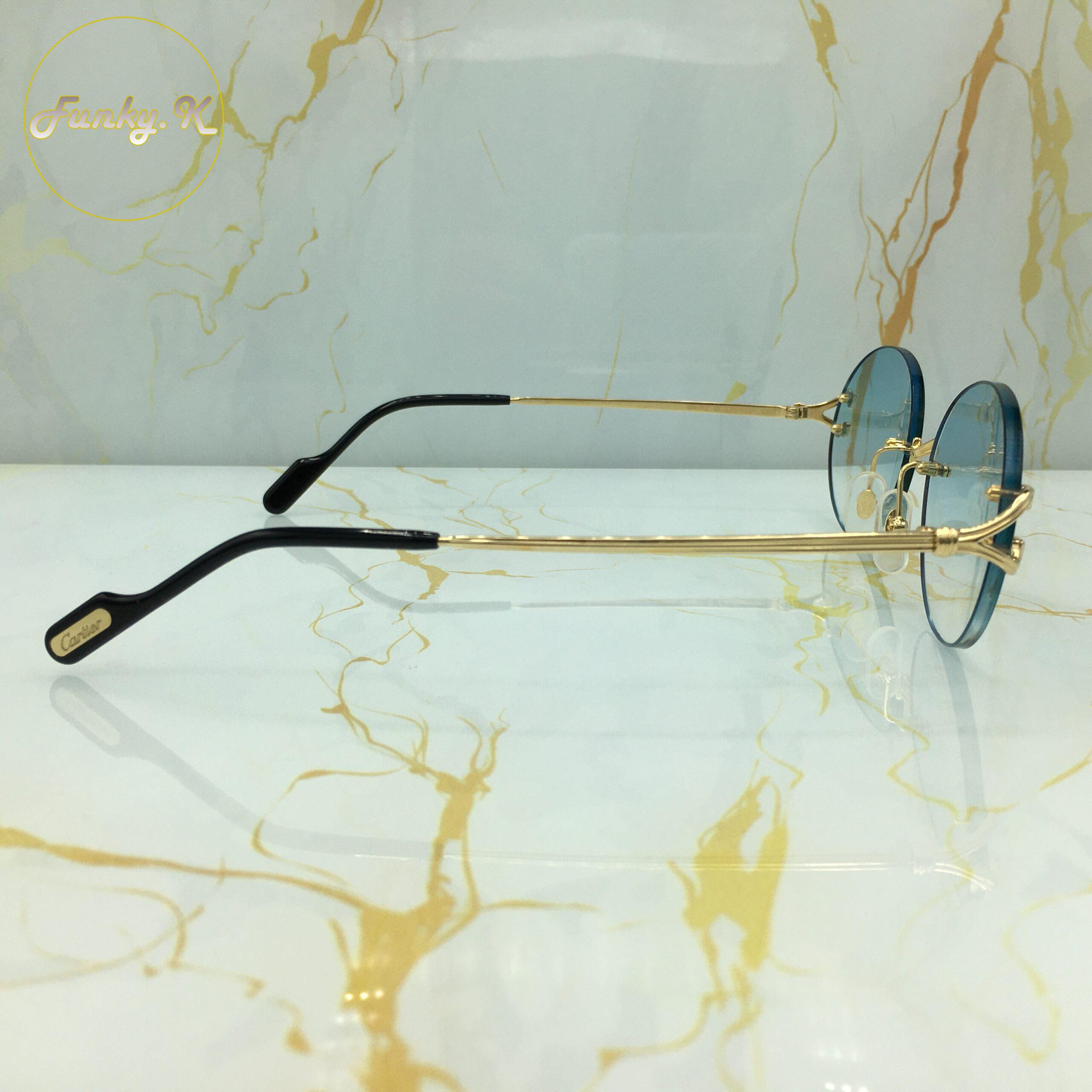 Cartier Rimless Gold C Décor Godrons (2025) – Image 9