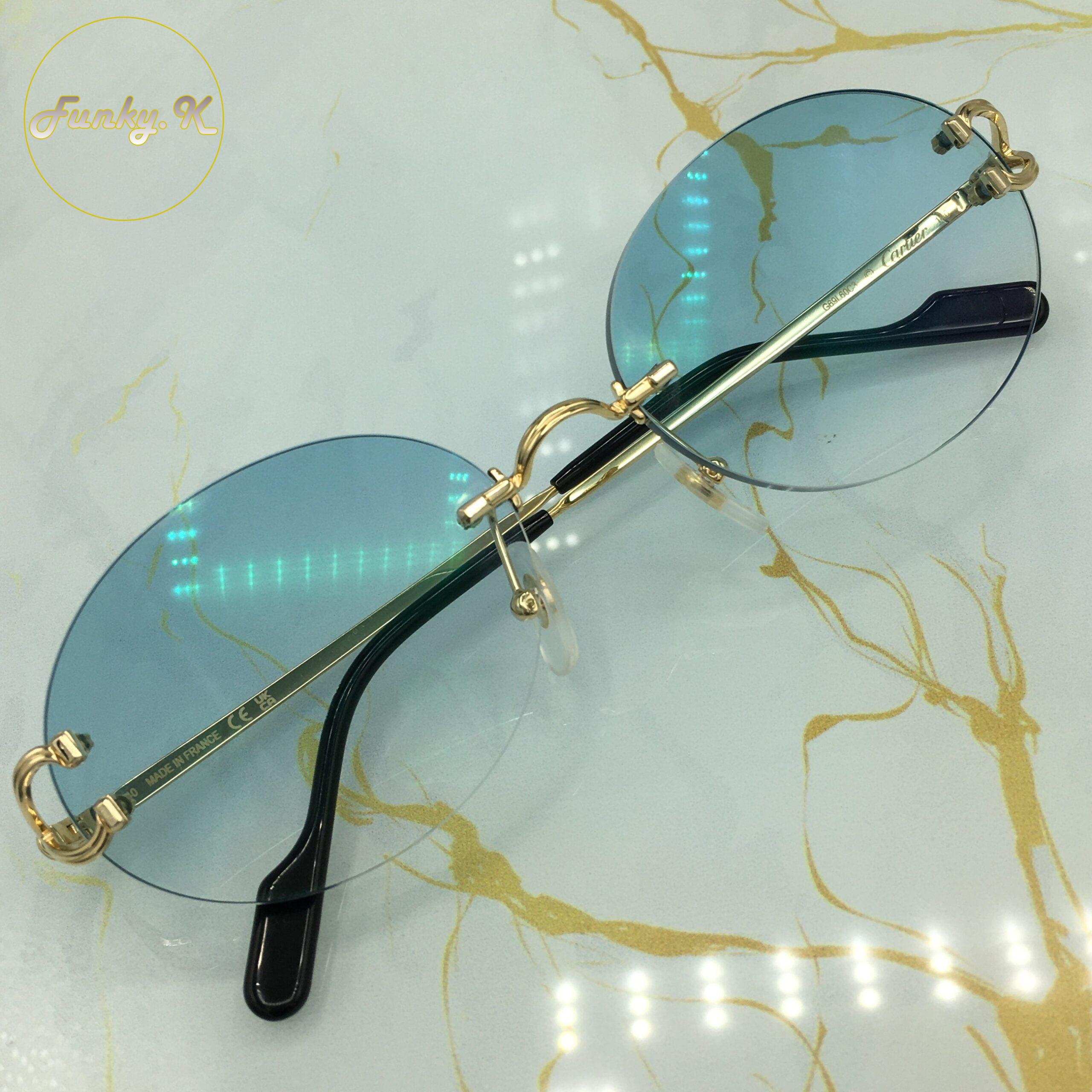 Cartier Rimless Gold C Décor Godrons (2025) – Image 11