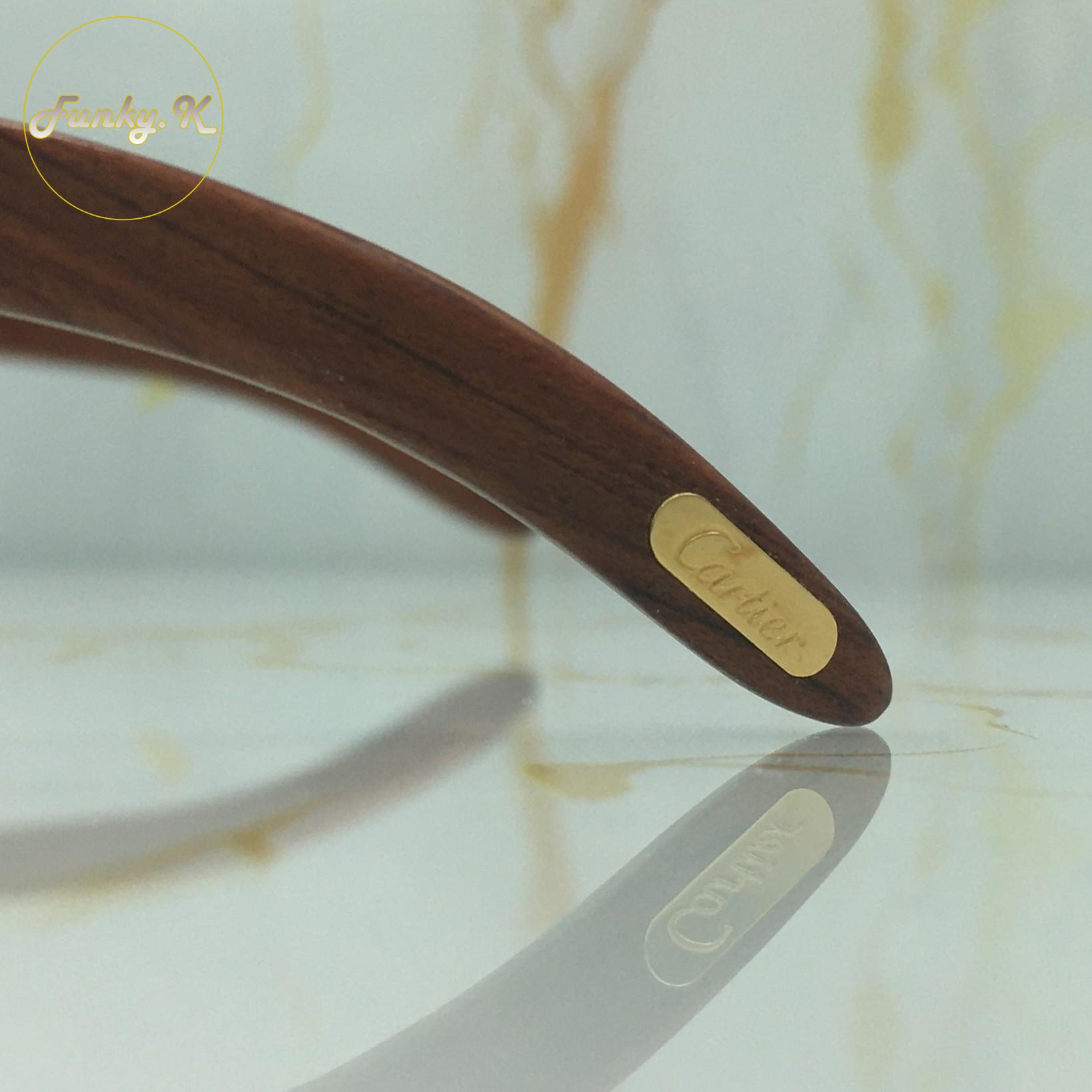 Cartier Bagatelle Bubinga 1990 (Large) – Image 6