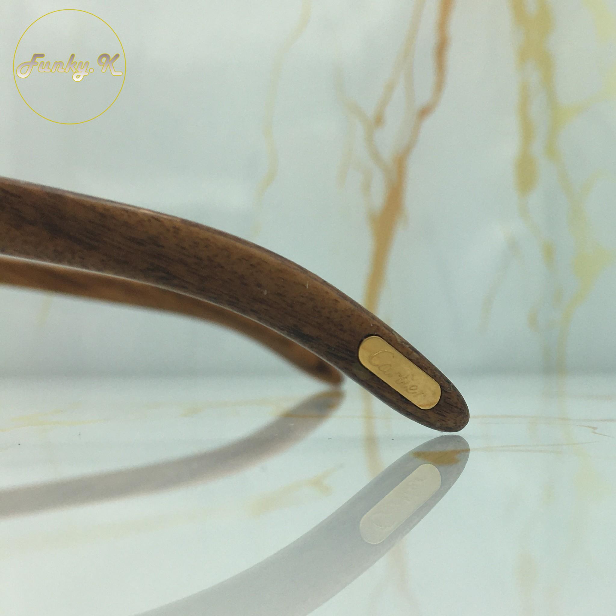 Cartier Bagatelle 1990 Large (Palisander Wood) – Image 8
